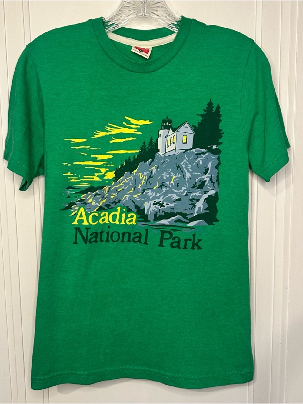 Homage Acadia National Park Green Graphic T-Shirt